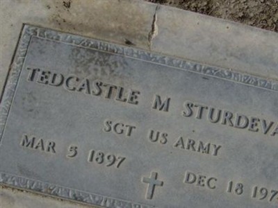 Tedcastle M. Sturdevant on Sysoon