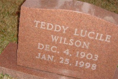 Teddy Lucile Wilson on Sysoon