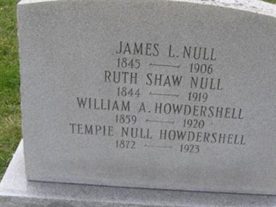 Tempie Null Howdershell on Sysoon