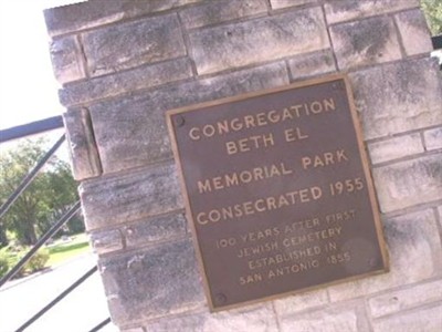 Temple Beth El Memorial Park on Sysoon