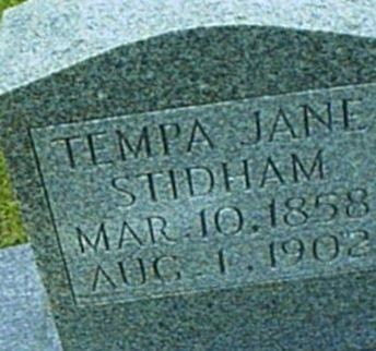 Tempra (Tempy) Jane Cox Stidham on Sysoon