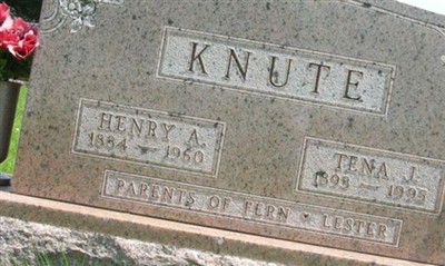 Tena J Feshner Knute on Sysoon