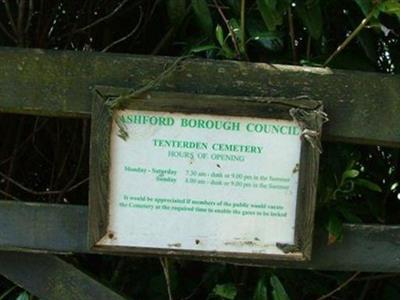 Tenterden Cemetery on Sysoon