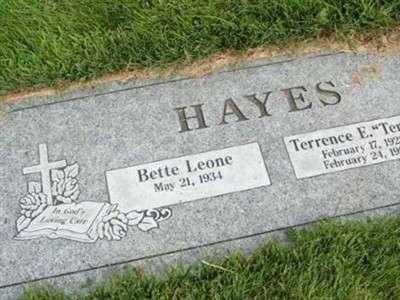 Terrence E "Terry" Hayes on Sysoon