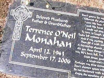 Terrence O'Neil Monahan on Sysoon