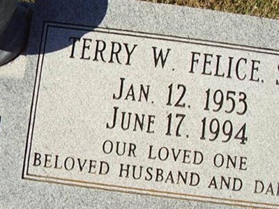 Terry Wayne Felice on Sysoon