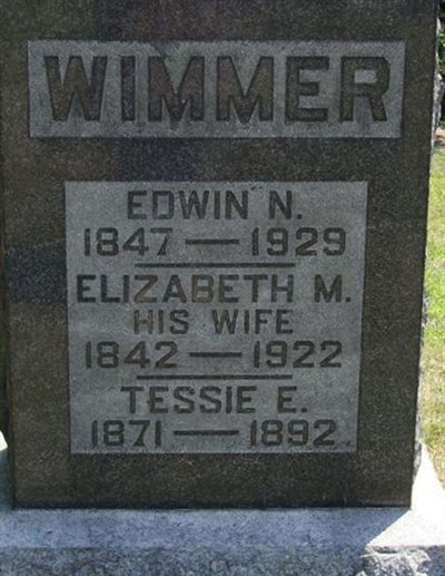 Tessie E Wimmer on Sysoon