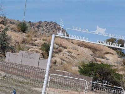 Texas Canyon Pioneer Cemetery on Sysoon