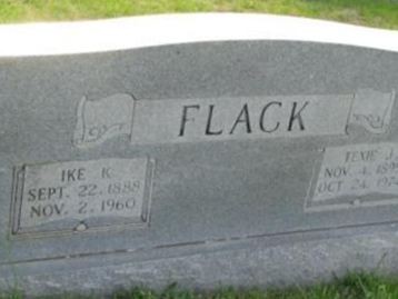 Texie J. Flack on Sysoon