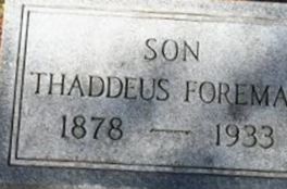 Thaddeus Foreman on Sysoon