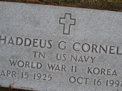 Thaddeus G Cornelius on Sysoon
