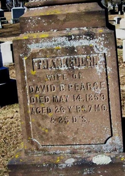 Thankful H. Pearce on Sysoon