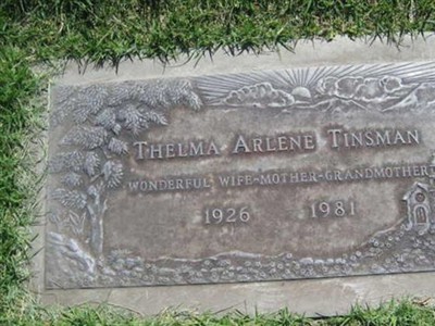 Thelma Arlene Tinsman on Sysoon