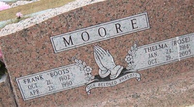 Thelma Claxton Moore on Sysoon