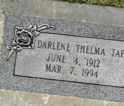 Thelma Darlene Tapp on Sysoon