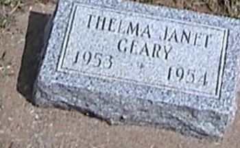 Thelma Janet Geary on Sysoon