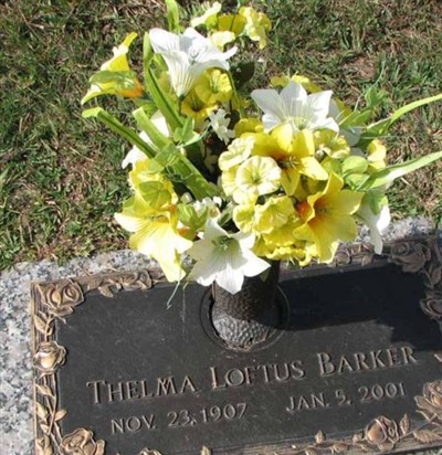 Thelma Loftus Barker on Sysoon