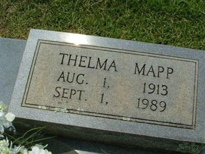 Thelma Mapp George on Sysoon