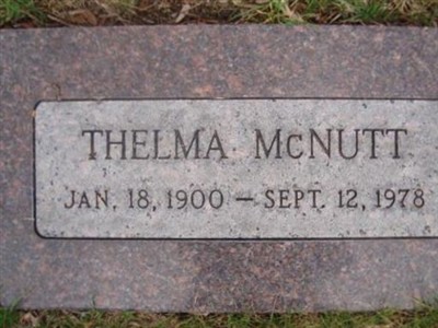Thelma McNutt on Sysoon