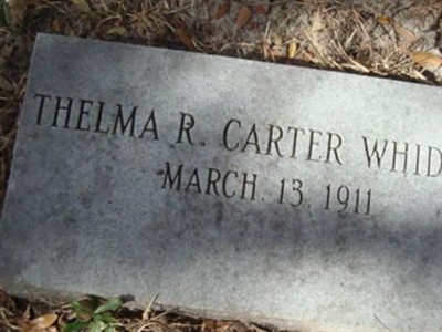 Thelma R. Carter Whiddon on Sysoon