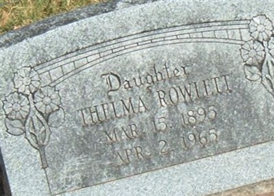 Thelma Rowlett on Sysoon