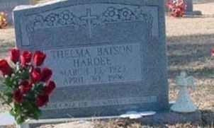 Thelma Wray Batson Hardee on Sysoon