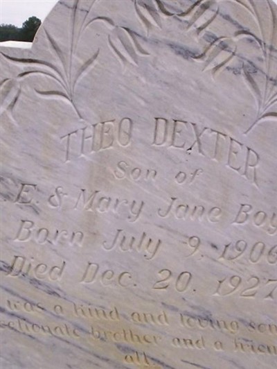 Theo Dexter Boyette on Sysoon