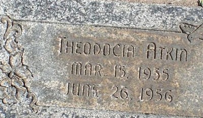 Theodocia Hymus Atkin on Sysoon