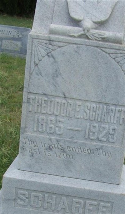 Theodor E Scharff on Sysoon