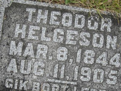 Theodor Helgeson on Sysoon