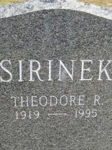 Theodore R Sirinek on Sysoon