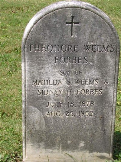 Theodore Weems Forbes on Sysoon