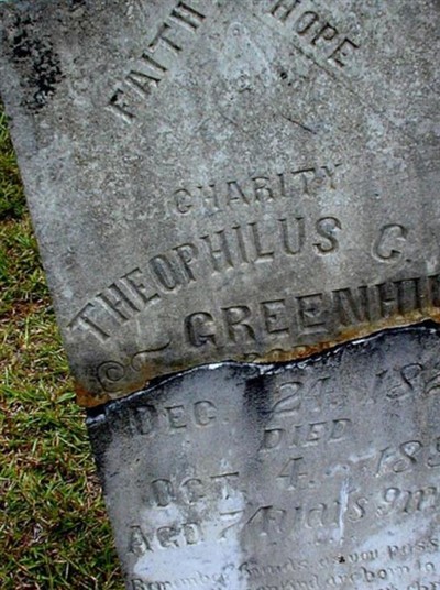 Theophilus Clayborne Greenhill on Sysoon