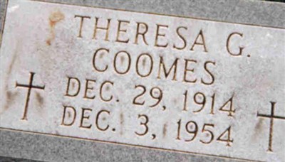 Theresa Goff Coomes on Sysoon