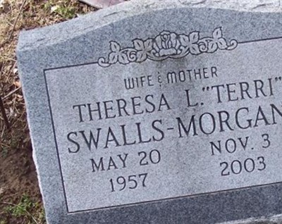 Theresa L "Terri" Swalls Morgan on Sysoon