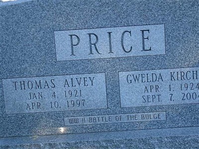 Thomas Alvey Price on Sysoon