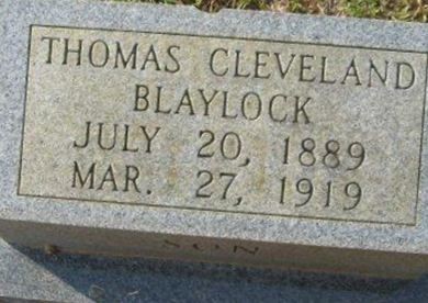Thomas Cleveland Blaylock on Sysoon