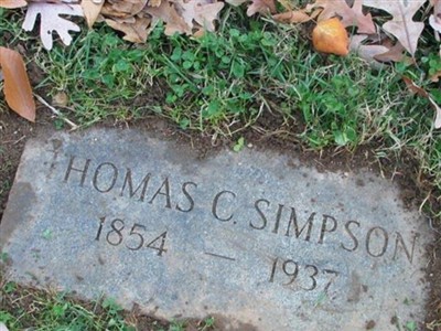 Thomas Coote Simpson on Sysoon