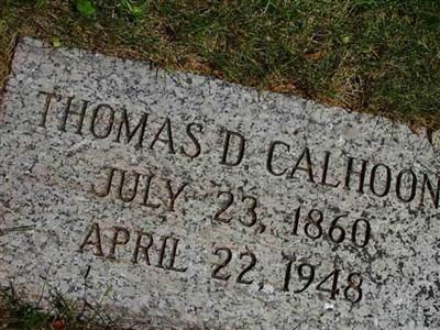 Thomas Dawson Calhoon on Sysoon