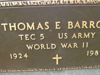 Thomas E. Barron on Sysoon