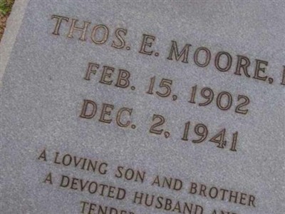 Thomas E. Moore on Sysoon