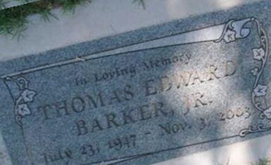 Thomas Edward Barker, Jr on Sysoon
