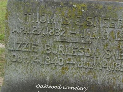 Thomas Eskridge Sneed on Sysoon