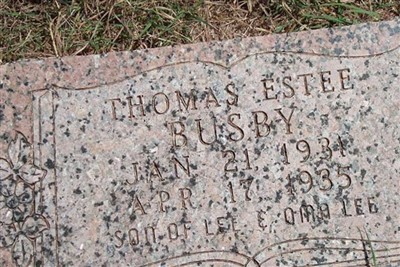 Thomas Estee Busby on Sysoon