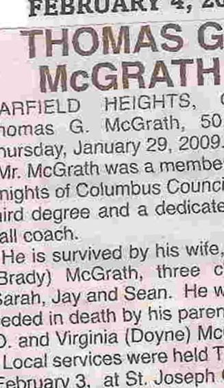 Thomas G. McGrath on Sysoon