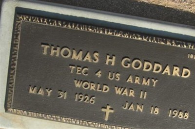 Thomas H Goddard on Sysoon