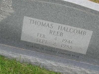 Thomas Halcomb Reeb on Sysoon