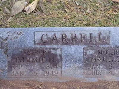 Thomas Hall "Tommie" Carrell on Sysoon