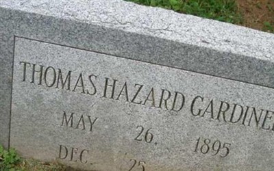 Thomas Hazard Gardiner on Sysoon