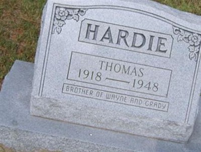 Thomas Hubert Hardie on Sysoon